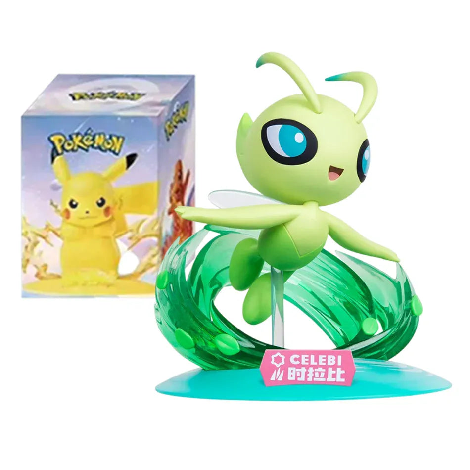 12 Pok é mon Action Dolls Pikachu Blind Box Anime Models Desktop Decorations Pok é mon Toys Children's Birthday Gifts