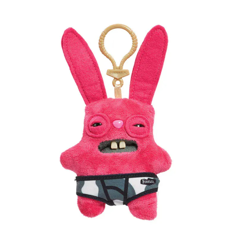 12cm Fuggler Funny Ugly Monster Plush Toys Keychain Kawaii Fuggler Monster Rabbits Cute Stuffed Peluche Dolls Pendants Gifts Kid