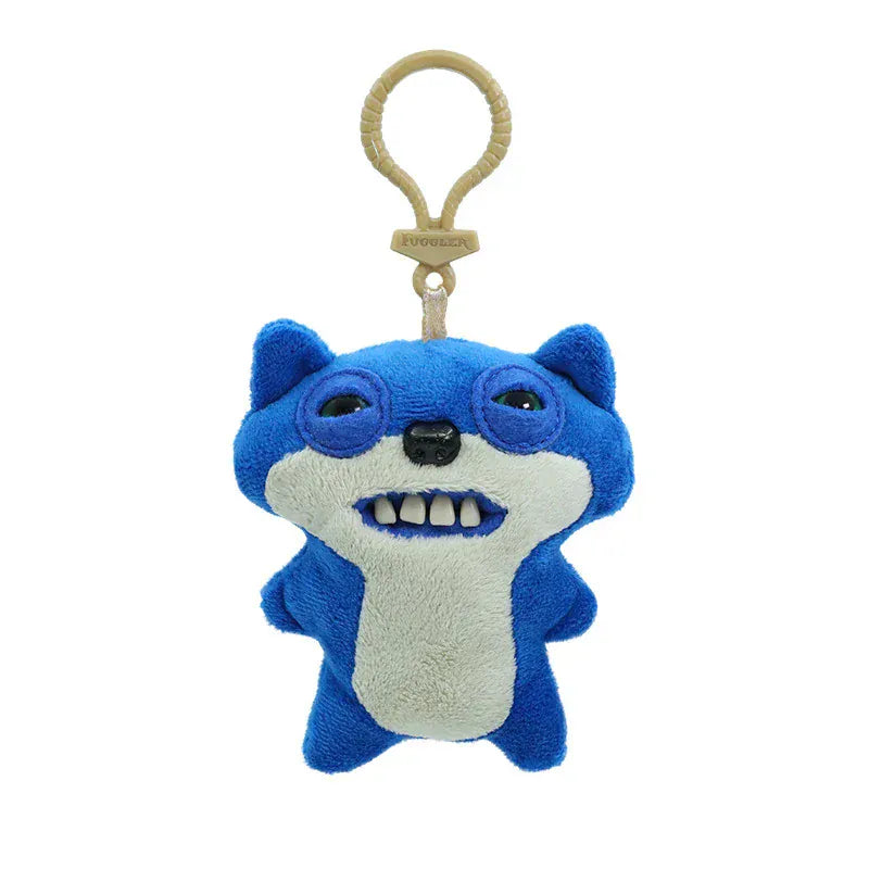 12cm Fuggler Funny Ugly Monster Plush Toys Keychain Kawaii Fuggler Monster Rabbits Cute Stuffed Peluche Dolls Pendants Gifts Kid