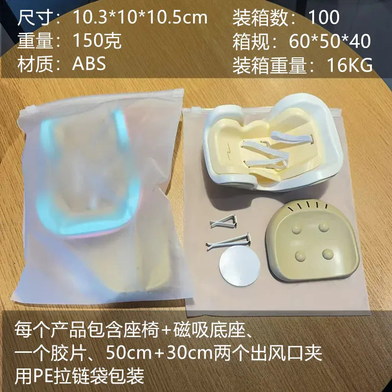 15-17cm doll Seat  3.0 Labubu car seat safety Seat Cute Doll Air Outlet high-grade Car Interior Decoration car seat