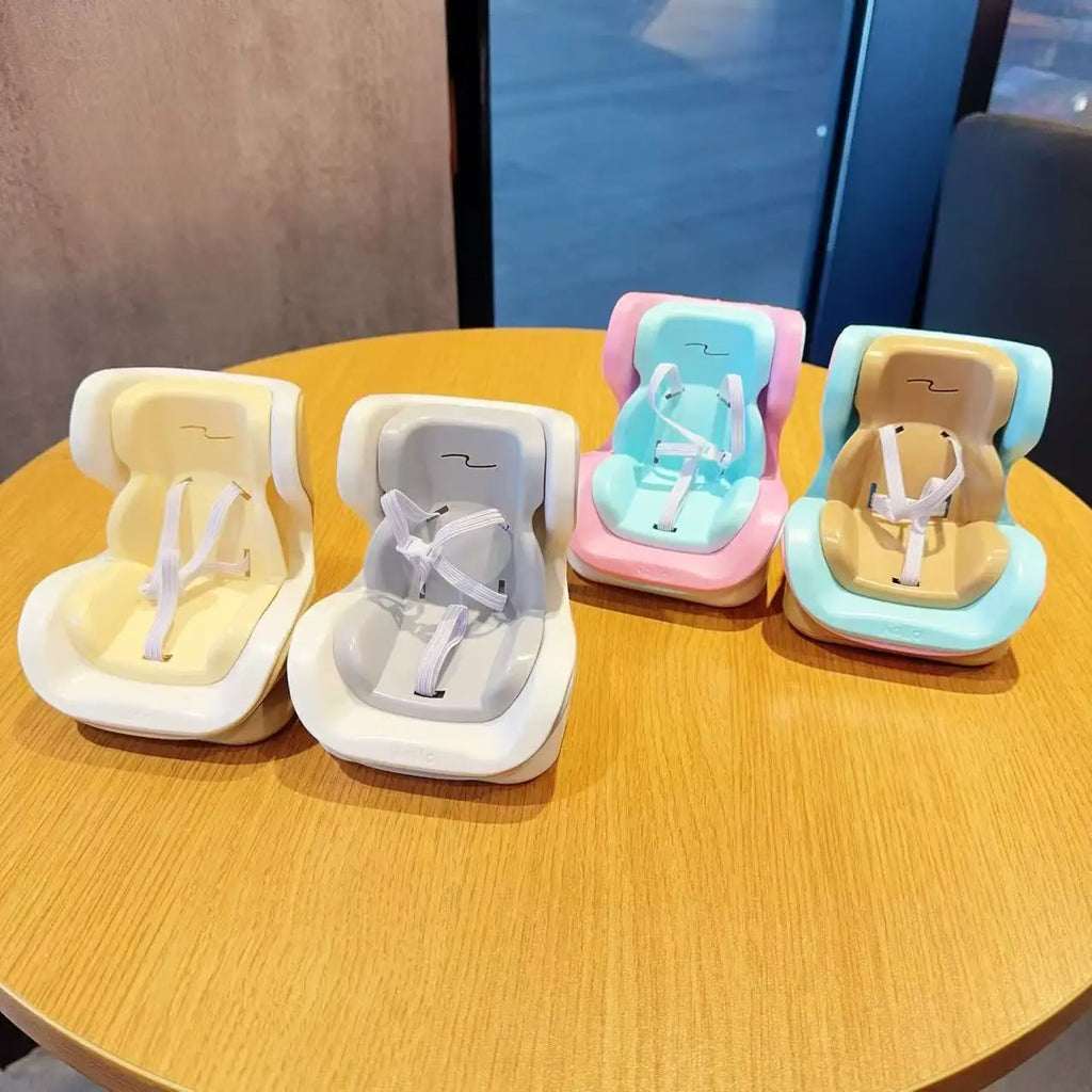 15-17cm doll Seat  3.0 Labubu car seat safety Seat Cute Doll Air Outlet high-grade Car Interior Decoration car seat