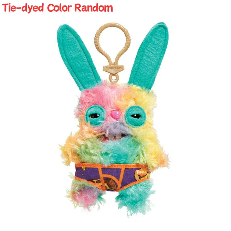 Fuggler Funny Ugly Monster Plush Toys Keychain Kawaii Fuggler Monster Rabbits Cute Stuffed Peluche Dolls Pendants Gifts Kid 12CM