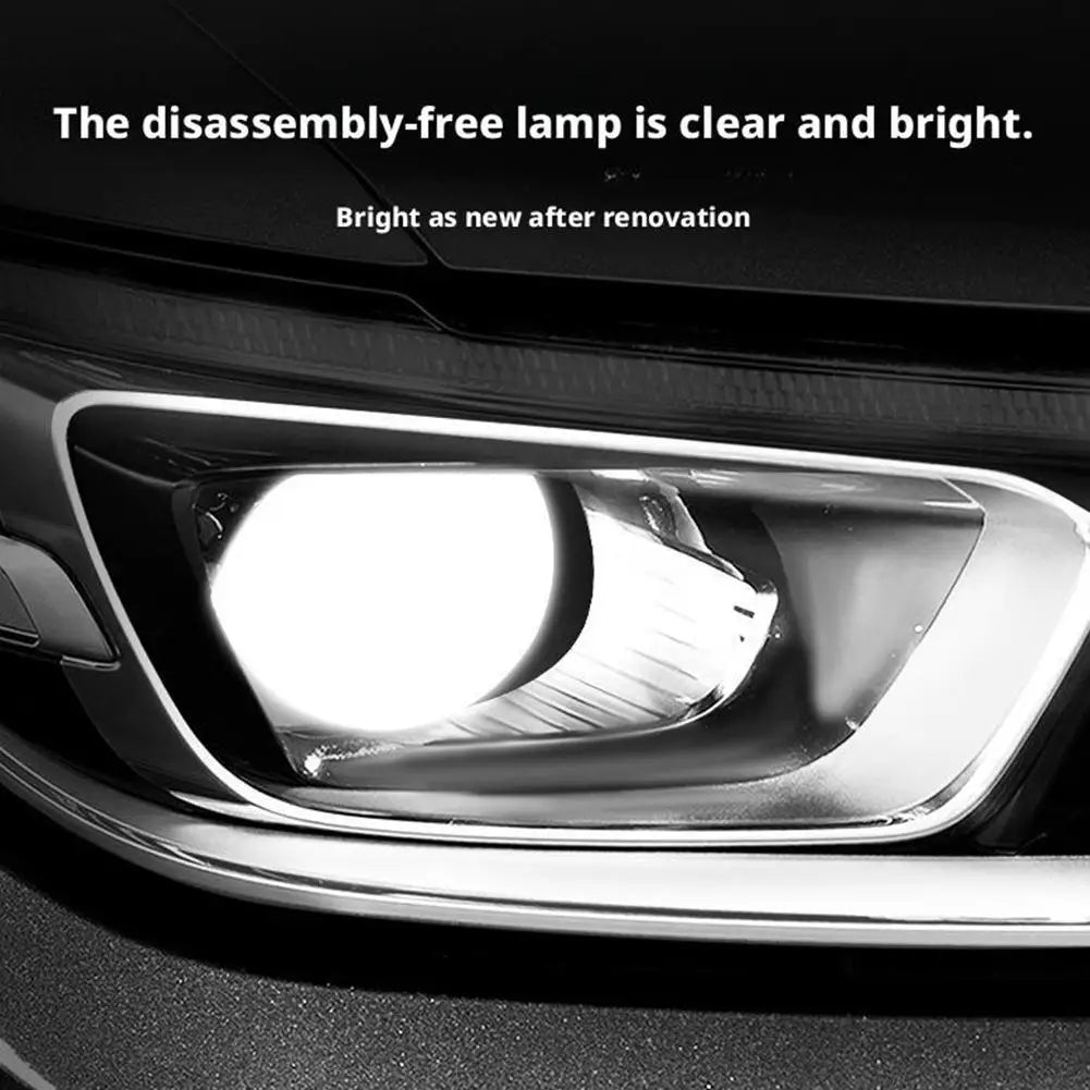 Automotive Headlight Restorer Headlight Refurbishment And Repair Fluid Kit Headlight Polishing Restoration Cleaning Tool