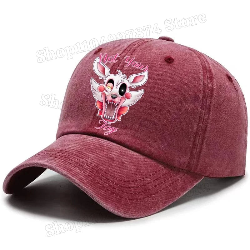 Five Nights At Freddys Baseball Cap Men Fnafs Anime Retro Sun Hat Boy Outdoor Sports Sunbonnet Adult Spring Autumn Headgear Gift