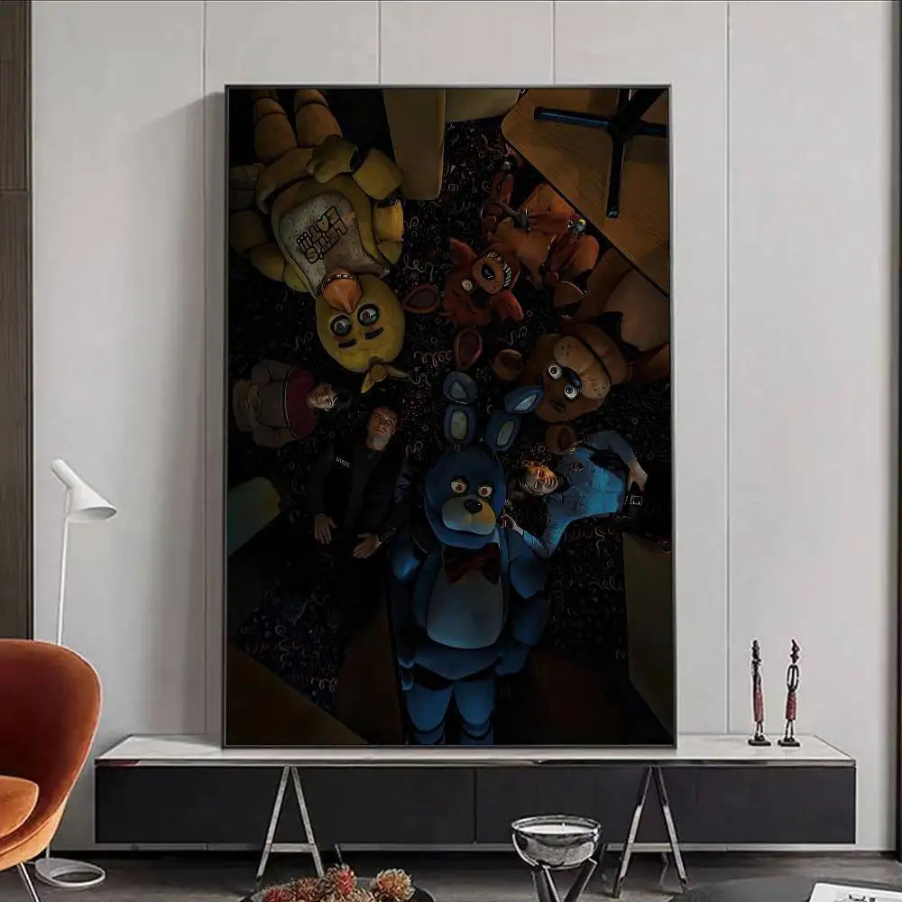 FNAF Five-nights-At-Freddys Ultimate Group Poster HD art poster for home living room bar office decoration sticky, waterproof