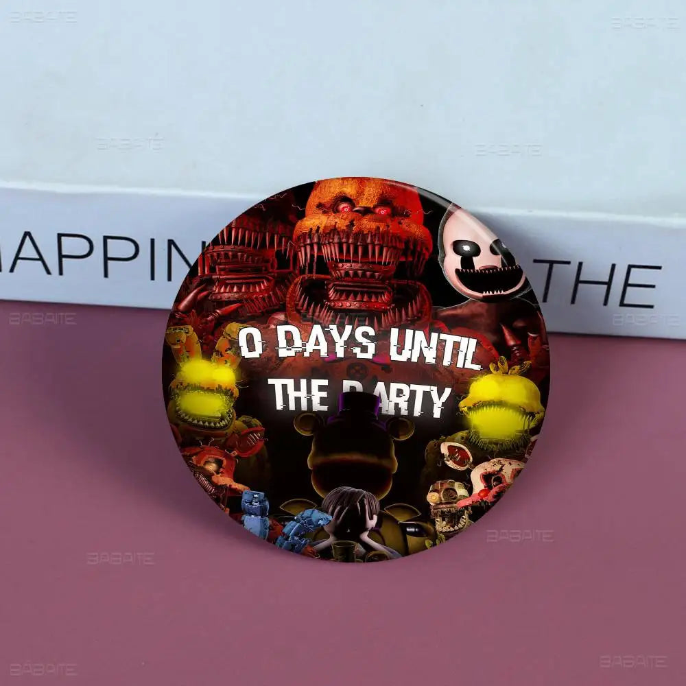 FNAF Game Security Breach Anime Brooches Cute Cartoon Badge Jacket Jeans Lapel Pin Gift Accessorie