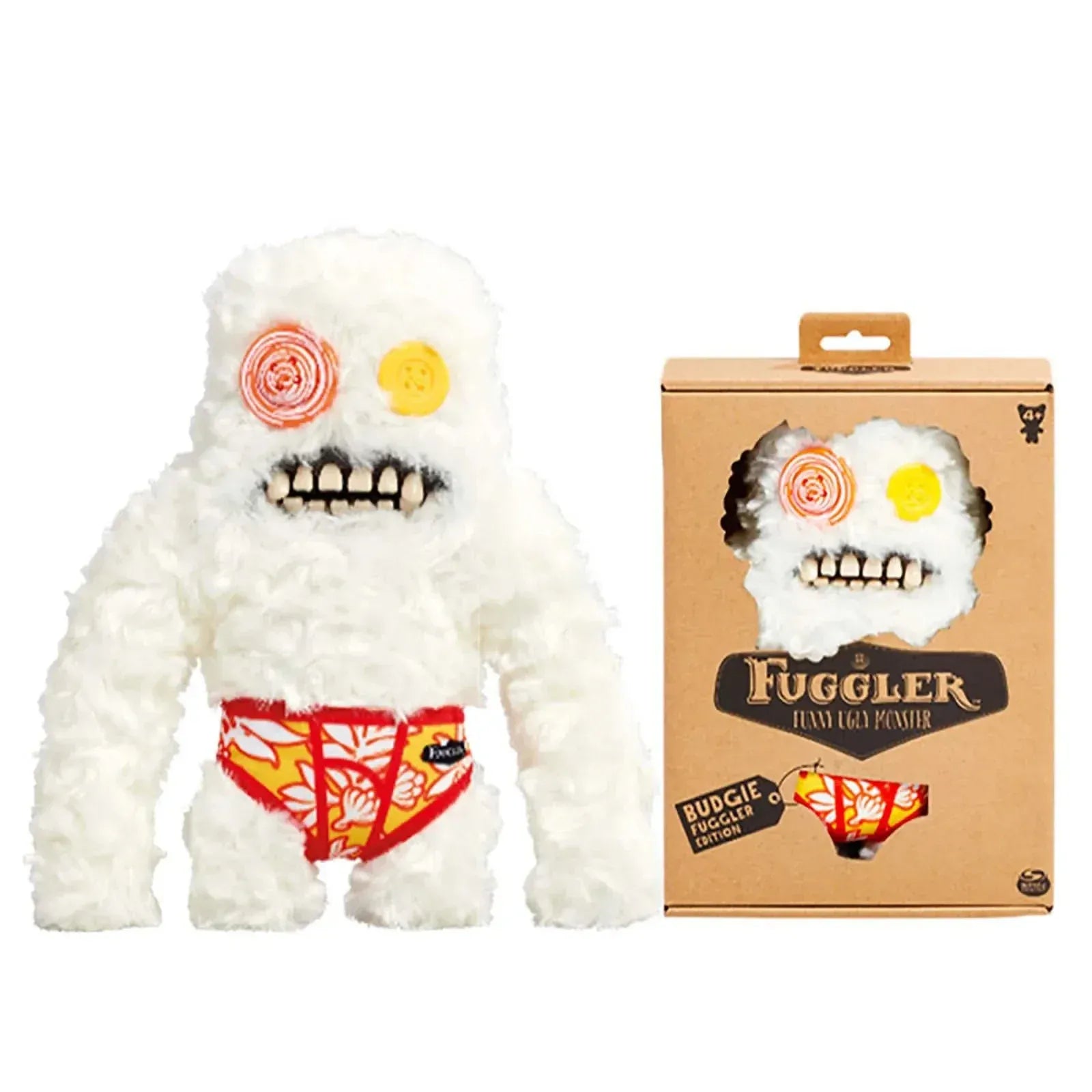 Fuggler WideEyed Tooths Monster Plush Dolls Soft Fuggler Stuffed Pants Gap Toothed McGoo‌ ‌Monstrosity Peluche Toys