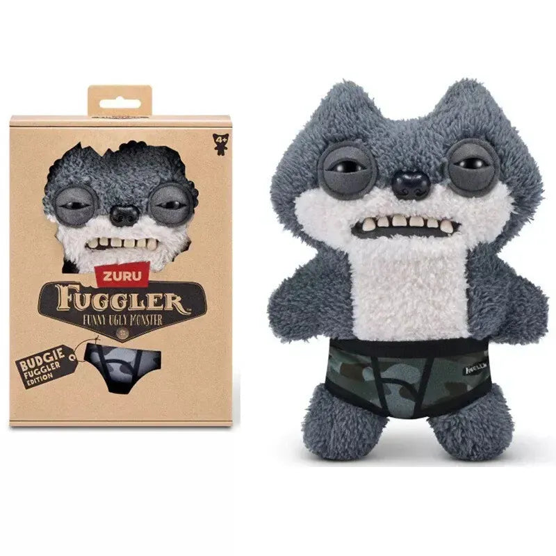 Fuggler WideEyed Tooths Monster Plush Dolls Soft Fuggler Stuffed Pants Gap Toothed McGoo‌ ‌Monstrosity Peluche Toys