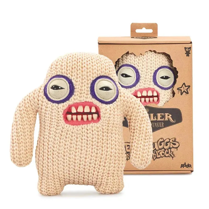 Hot Fuggler Funny Ugly Monster Doll Old Tooth Plush Budgie Fuggler Edition Stuffed Doll Toys Collectible Gifts