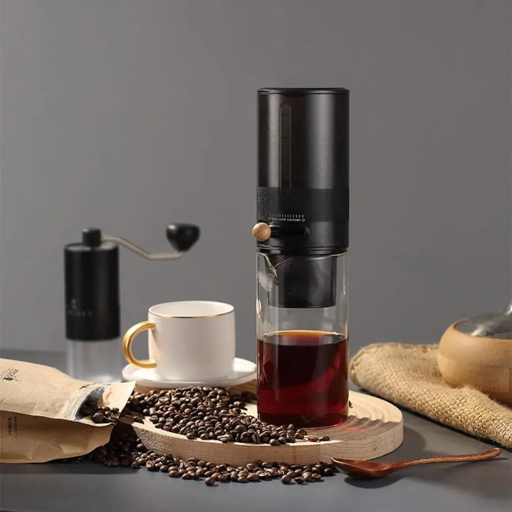 Ice Drip Coffee Pot Cold Brew Artifact Hand Brewed Coffee Set Glass Drip Household Sharing Ice Drip Pot Household Accessories