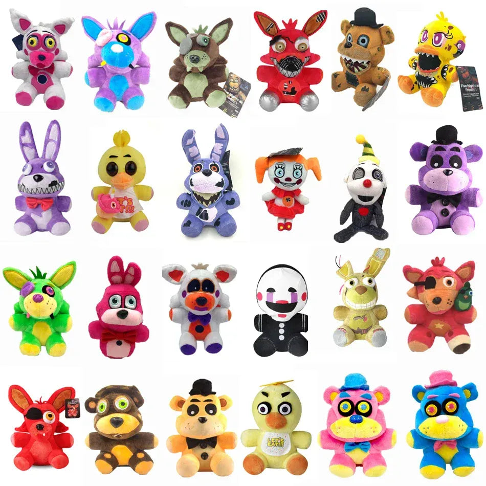 New 18 CM FNAF Freddy's Plush Toy Stuffed & Plush Animals Bear Rabbit Game Fnaf Plush Toys Birthday Christmas For Kids Toy Gift