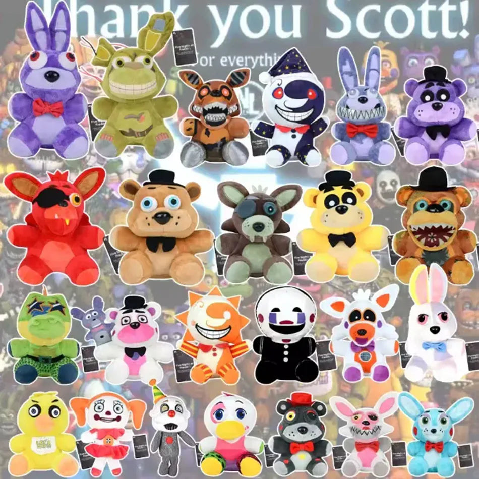 New Five Nights at Freddy FNAF Cute Plush Toys 18cm Game Dolls Bonnie Bear Foxy Animated Series Freddy Plush Gifts