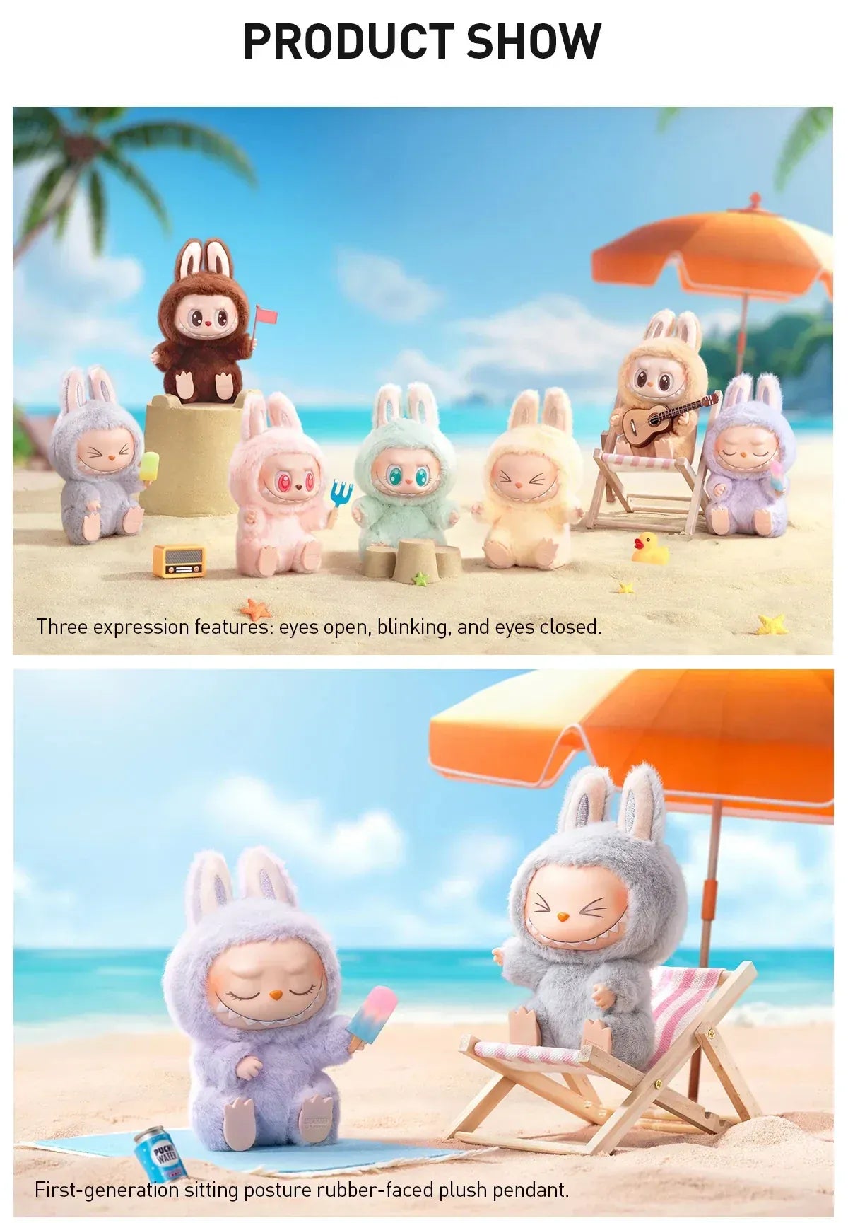 Official Merch POP MART LABUBU Blind Box Toys THE MONSTERS  Have a Seat Vinyl Plush LABUBU V2.0 Surprise Mystery Box Toys