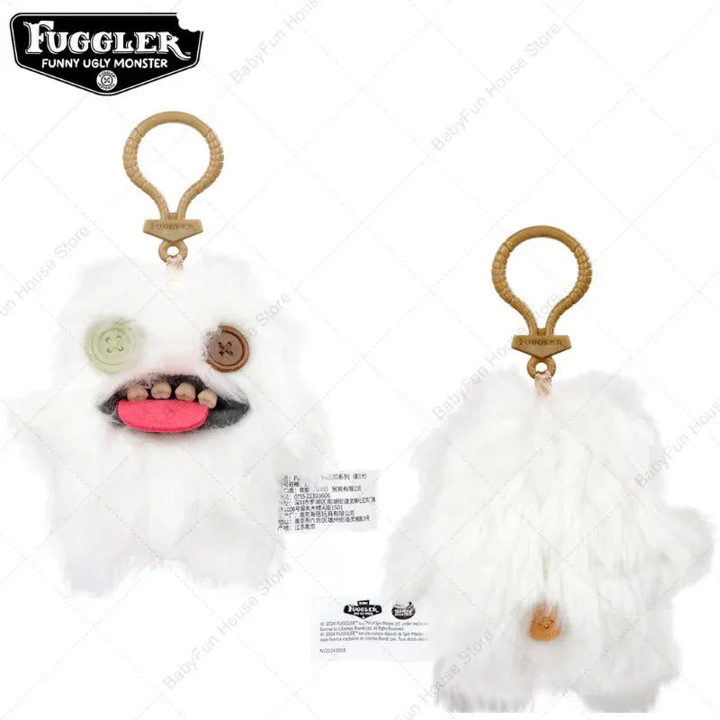 Original Fuggler Ugly Teeth Monsters Plush Toys Keychains Fugglers Wide Eyed Weirdo Annoyed Alien Rabbit Peluche Dolls Pendants