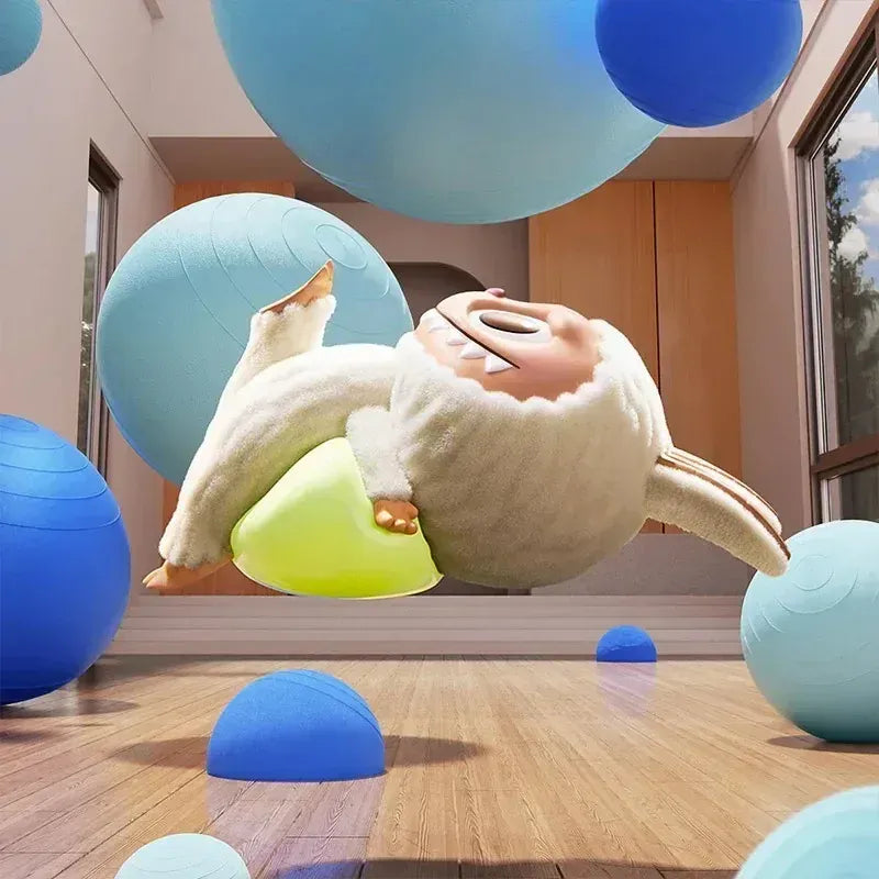 POP MART LABUBU THE MONSTERS Lazy Yoga Series Mystery Box Genuine Blind Box Guess Toys Bag Ornament Figurines Home Decor Desktop