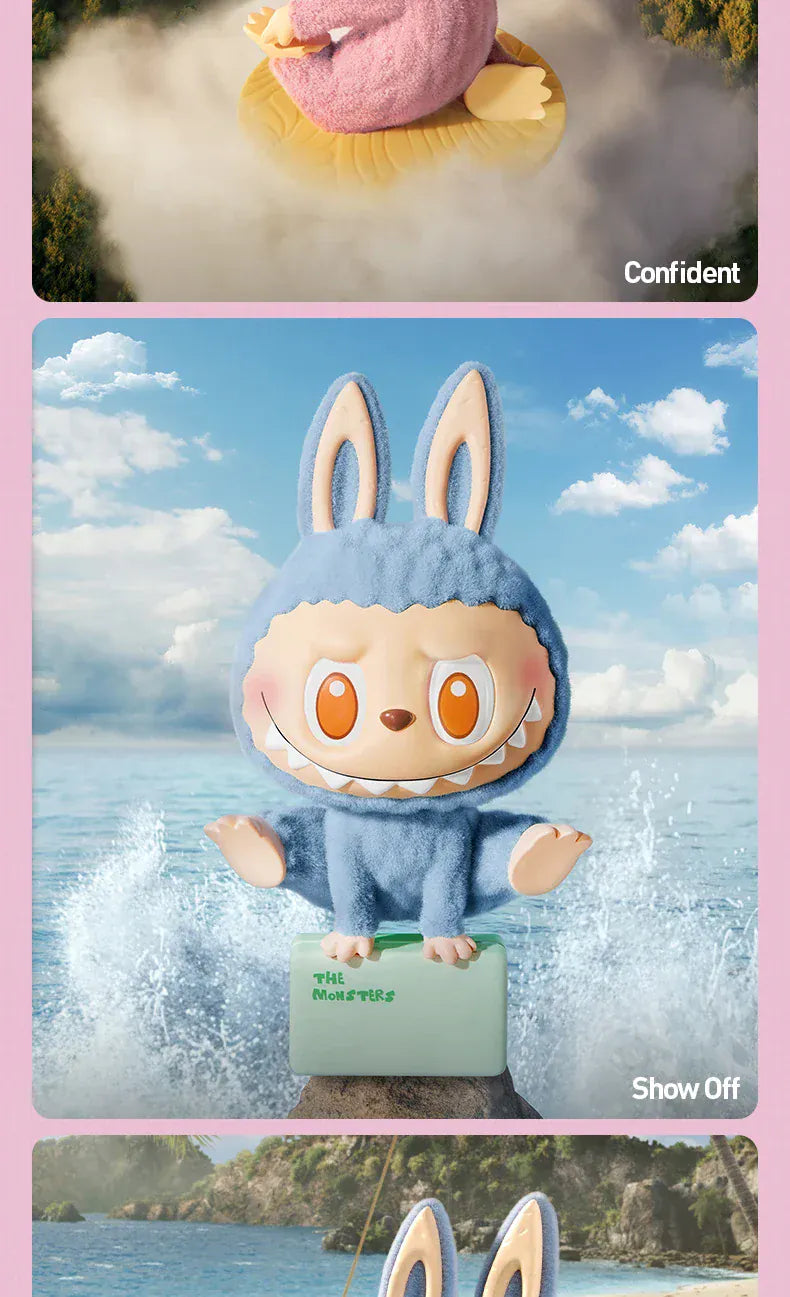 POP MART LABUBU THE MONSTERS Lazy Yoga Series Mystery Box Genuine Blind Box Guess Toys Bag Ornament Figurines Home Decor Desktop