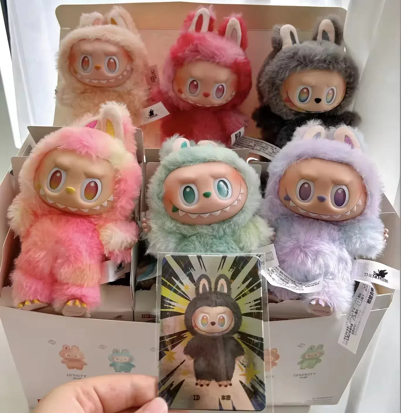 POP MART Labubu V3.0 Plush Doll New Monsters Big into Energy Series